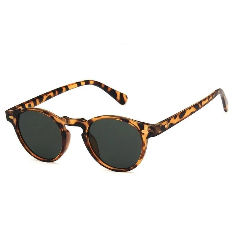 Excellent Minimal Round Tortoise Sunglasses Fast