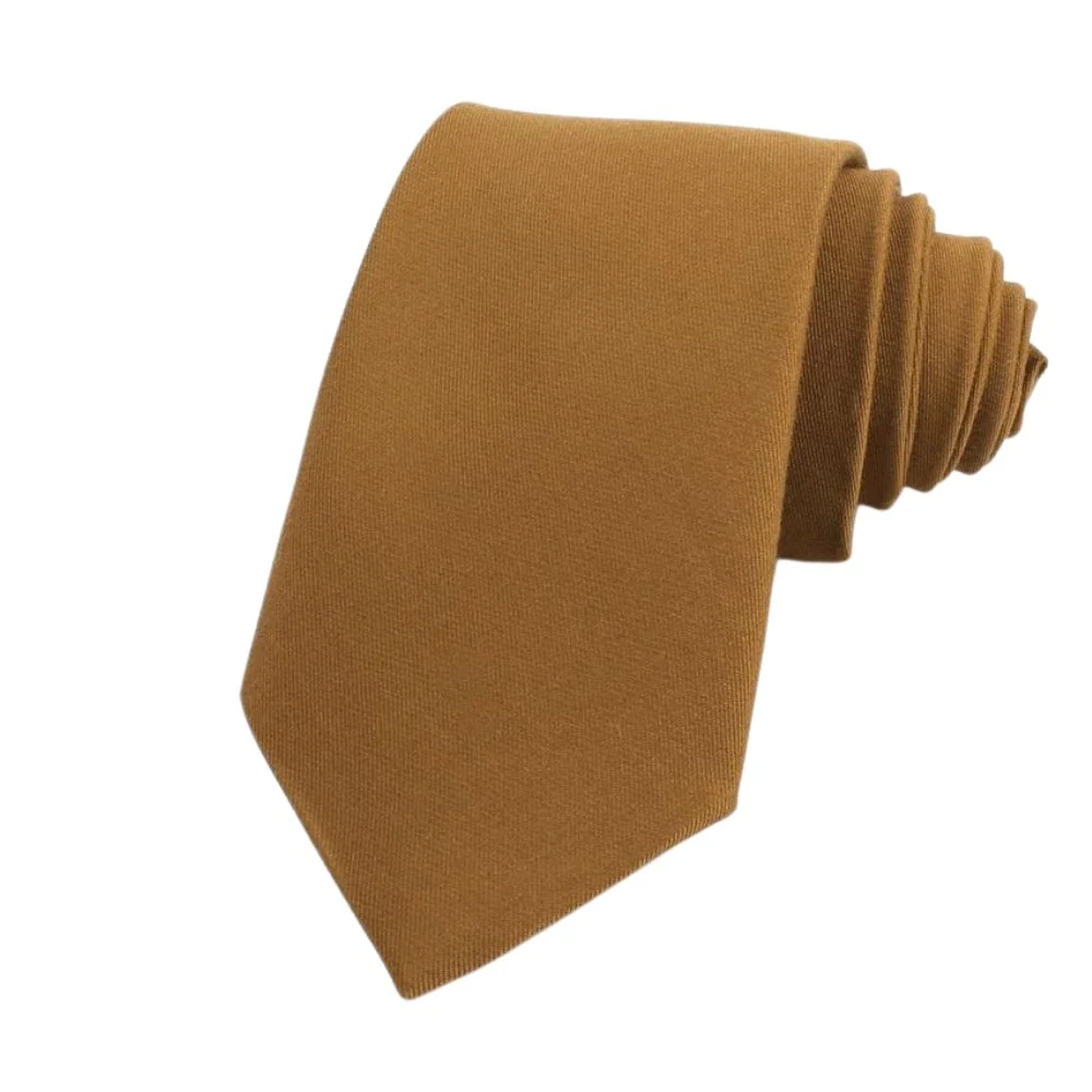 Sophisticated Solid Cotton Tie Prestigious
