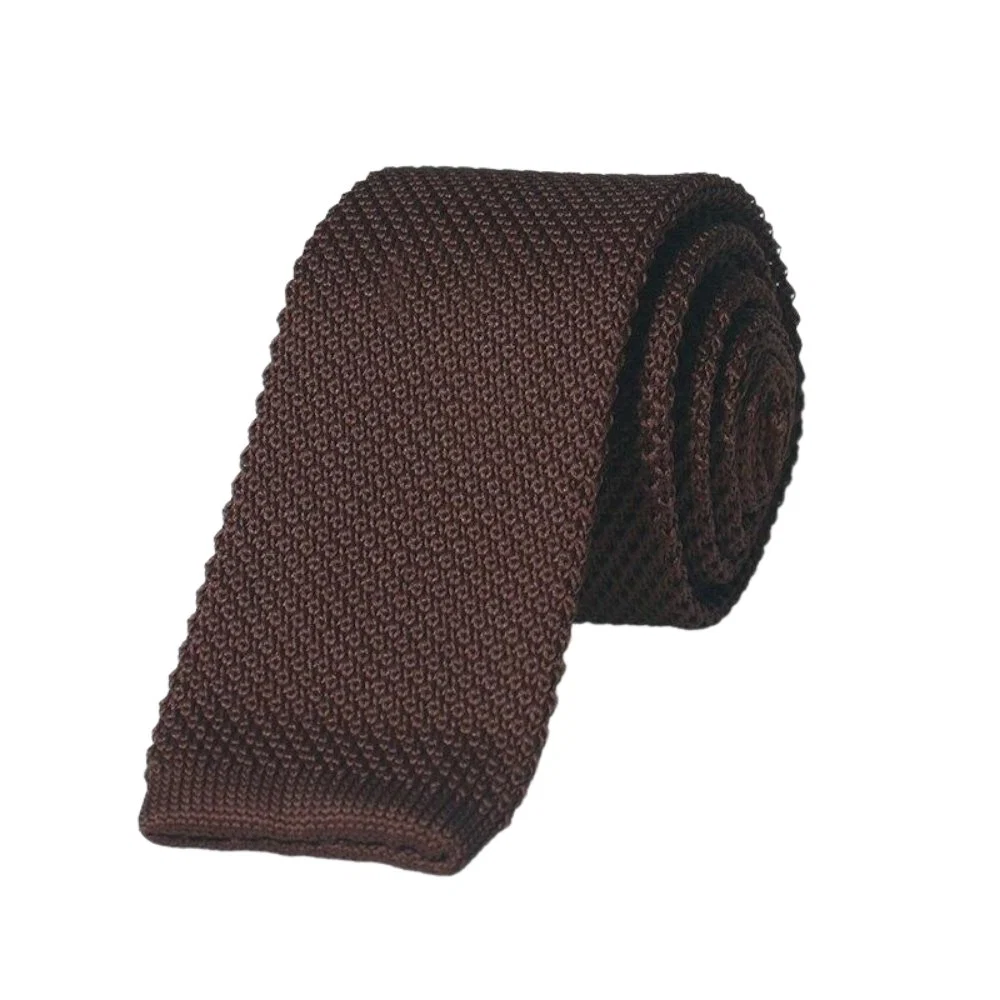 Superior Solid Flat End Knitted Tie World-Class
