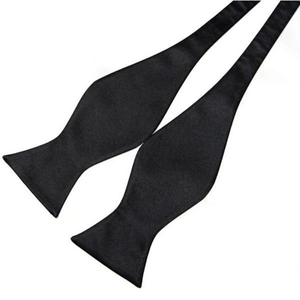 Pure Solid Self-Tie Bow Tie Traditional