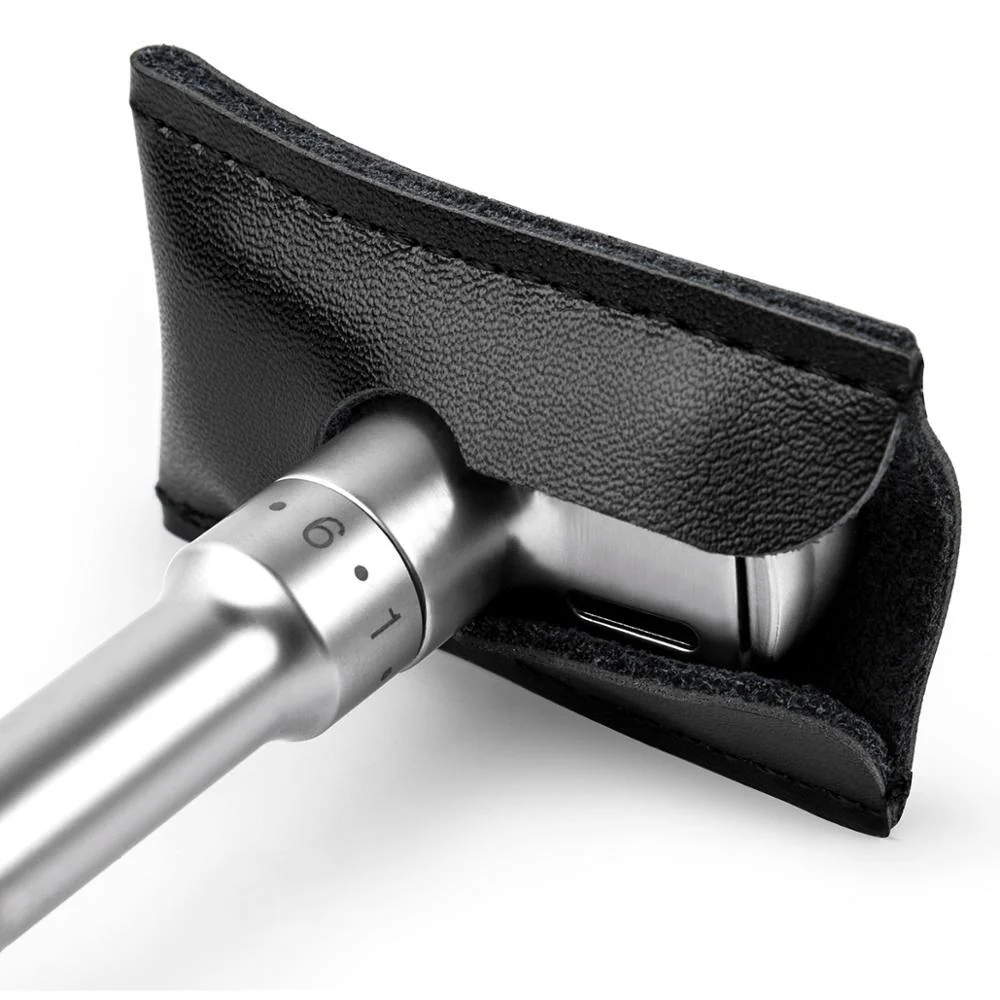 Crafted Cow Leather Protective Head Sleeve For Safety Razor Consistent