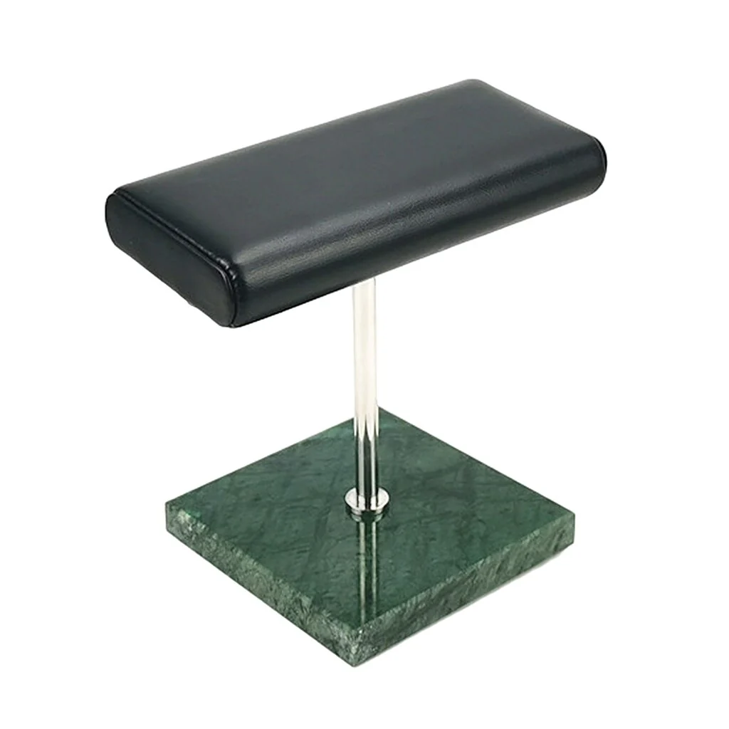 Practical Antoine Green Marble Double Watch Display Stand Holder Specialty