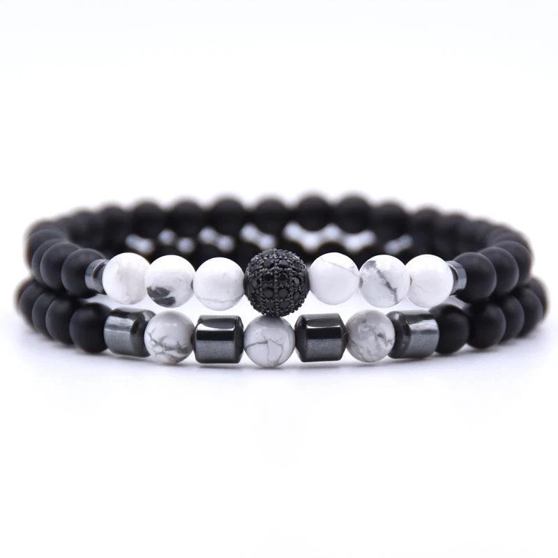 Convenient Robson Natural Stone Beaded Bracelet Advanced