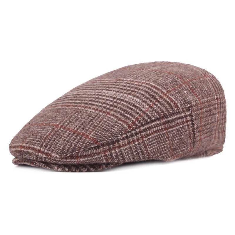 Healthy Houndstooth Lana a cuadros Ivy Gorra Flexible