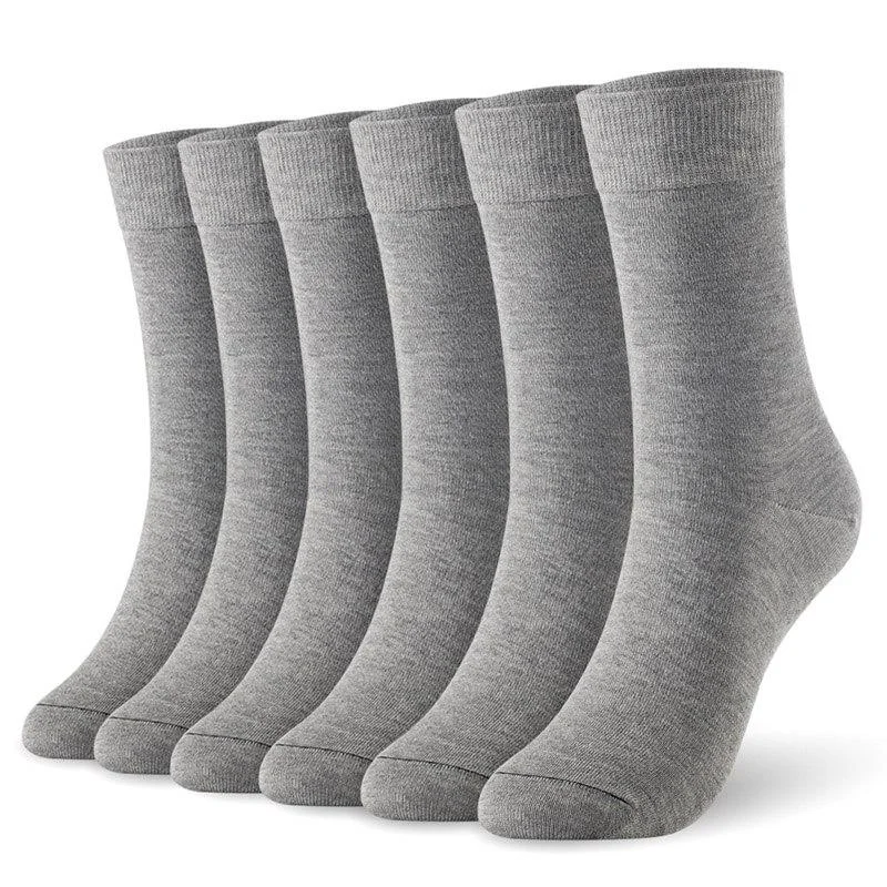 Soft Calcetines altos de negocios de fibra de bambú Juego de 3 pares Contemporary