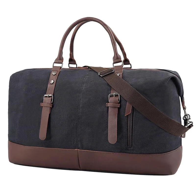Flexible Paul Bolsa Weekender Duffel grande de lona Casual