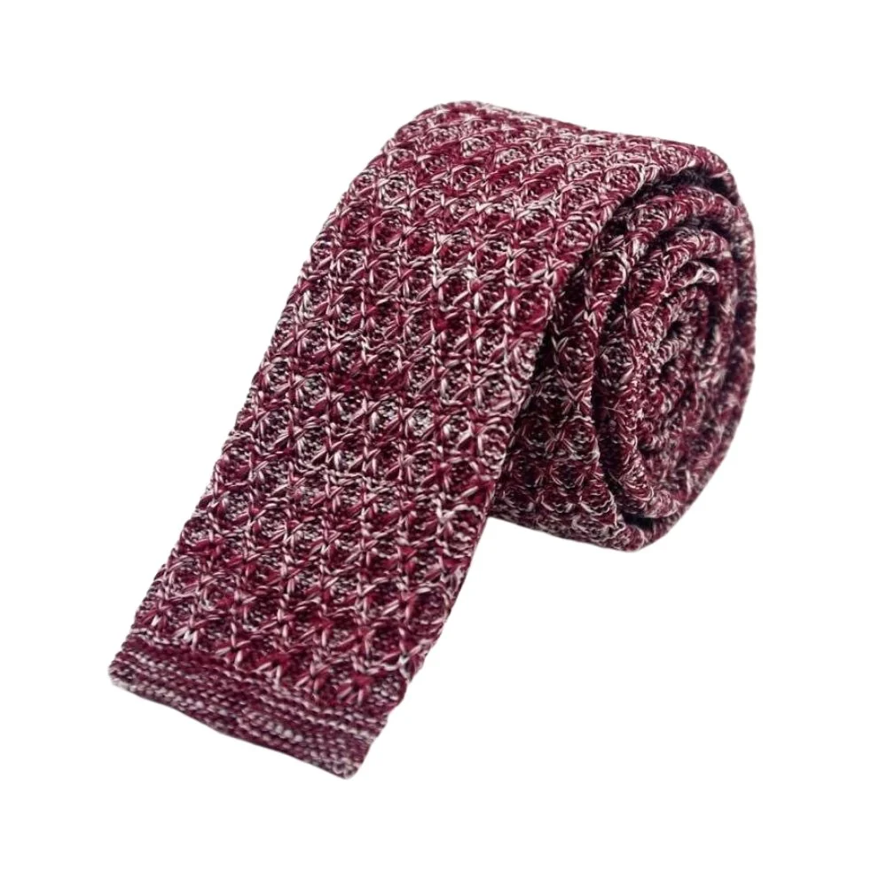 Proven Corbata de punto de lana Flexible