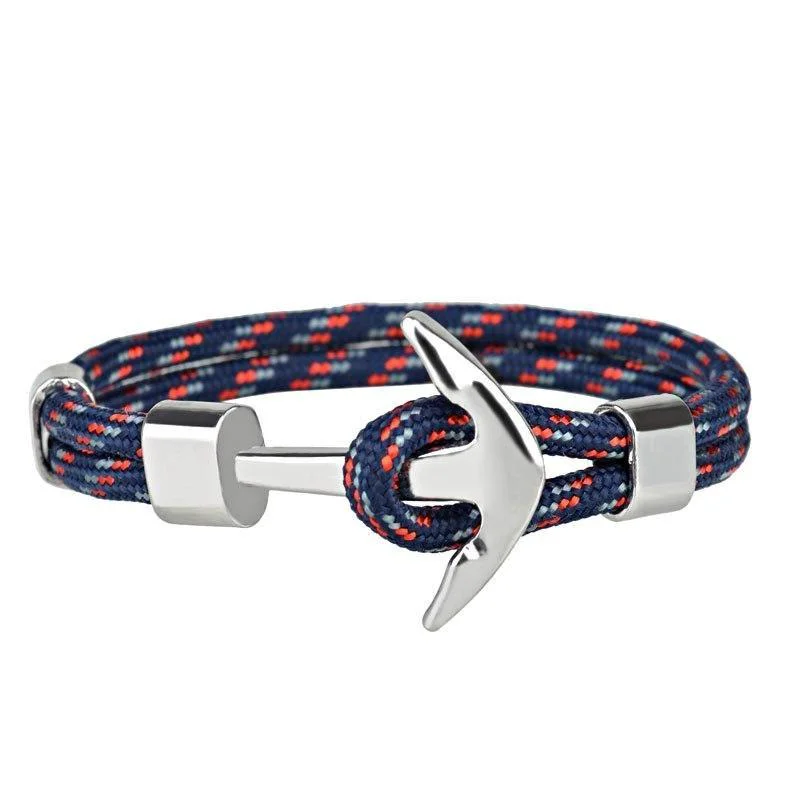 Excellent Torino Pulsera Ancla Plata Green