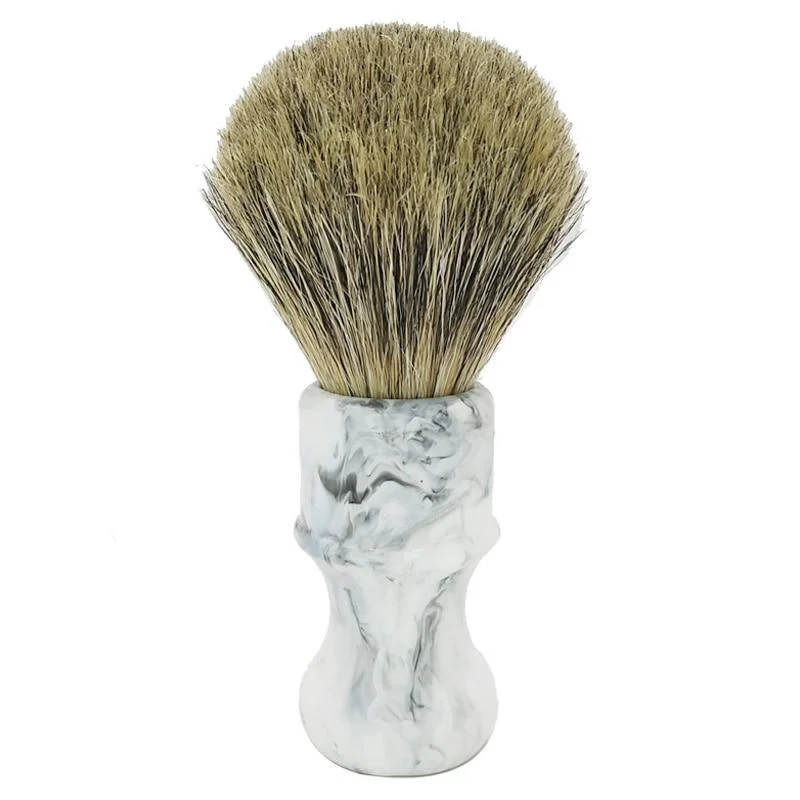 Responsible Brocha de afeitar de pelo de tejón con mango de mármol Professional