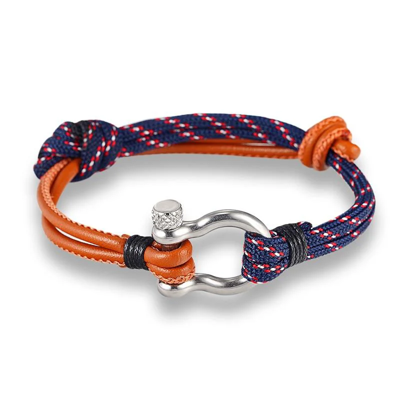 Pure Domenico Pulsera de cuerda de cuero Exclusive