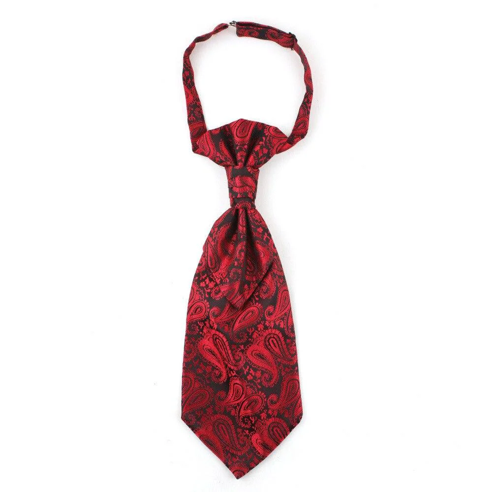 High-Quality Corbata Ascot Paisley Preanudada Original Design