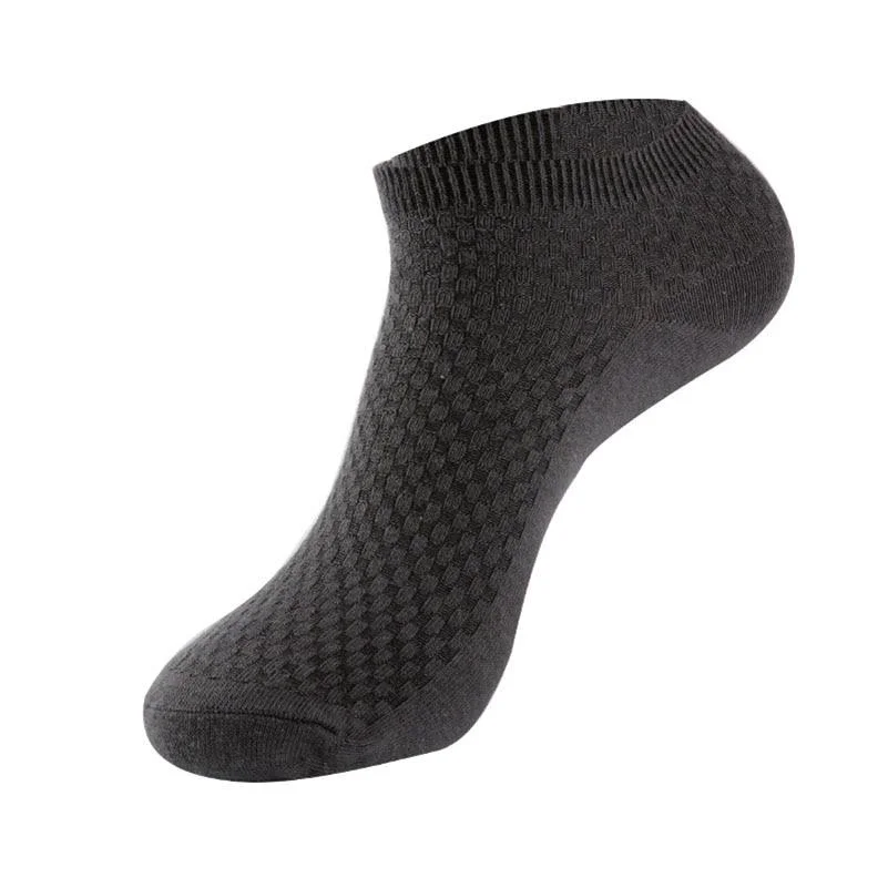 Top-Quality Calcetines tobilleros bajos de fibra de bambú Juego de 5 pares Expertly Made