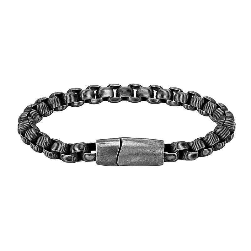Organic Magnus Pulsera de cadena de acero inoxidable Traditional