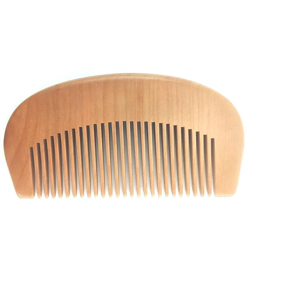 High-Performance Compact Pearwood Beard Comb Traditional