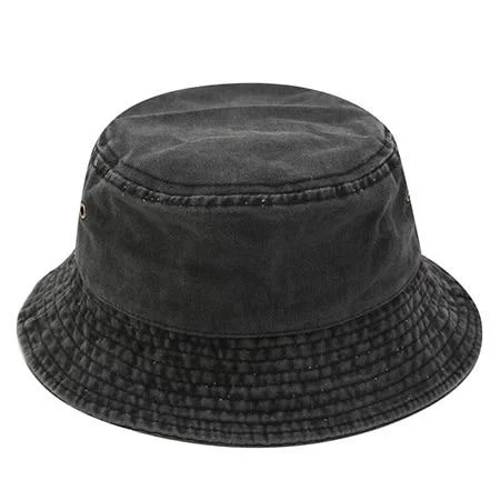 Genuine Washed Cotton Bucket Hat Secure