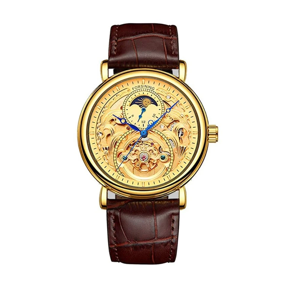 World-Class Alberto Calendario Mechanical Skeleton Watch Traditional