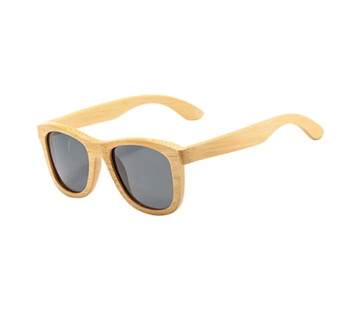 Traditional Panama Retro Polarized Bamboo Sunglasses High-End