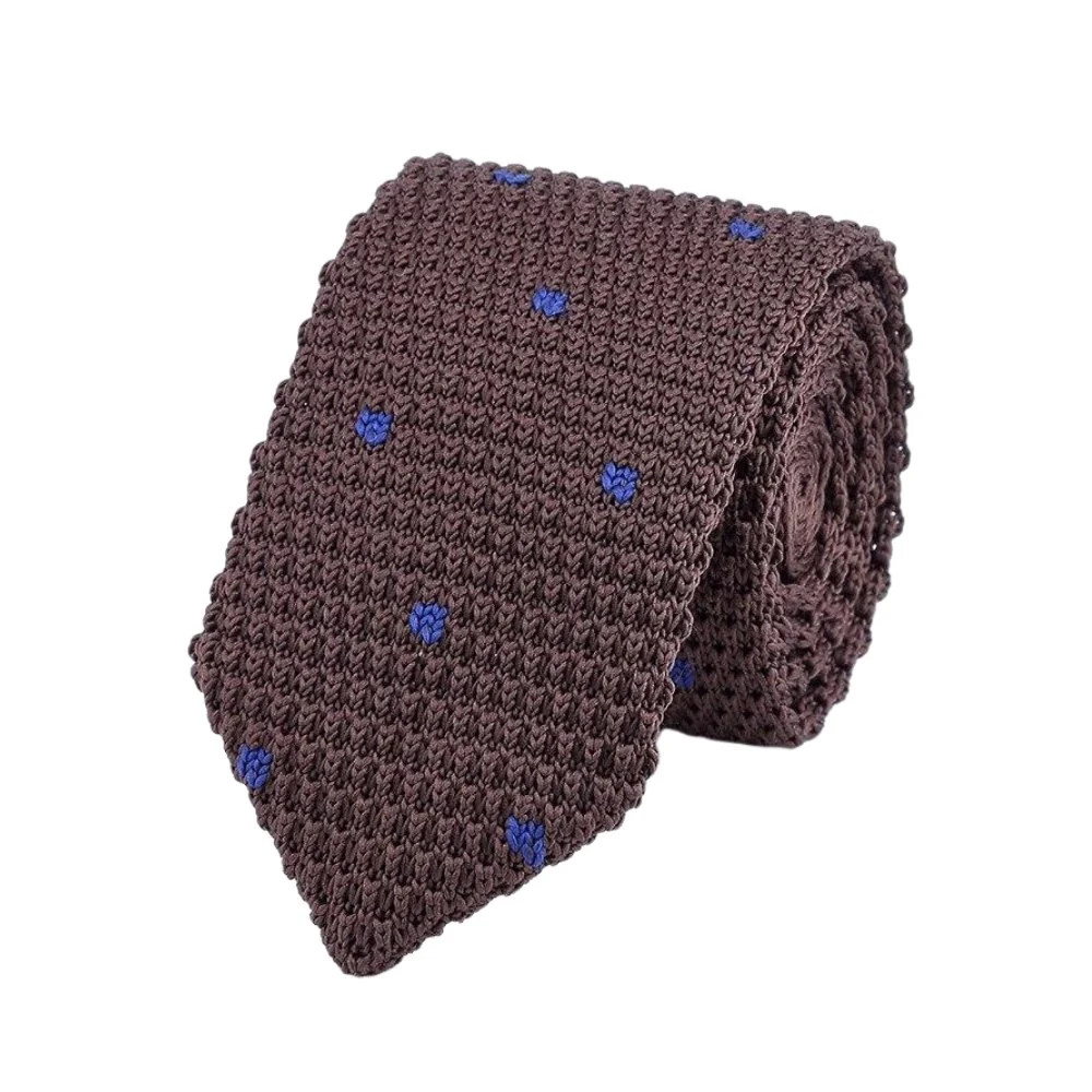 Casual Polka Dot Knitted Tie Organic