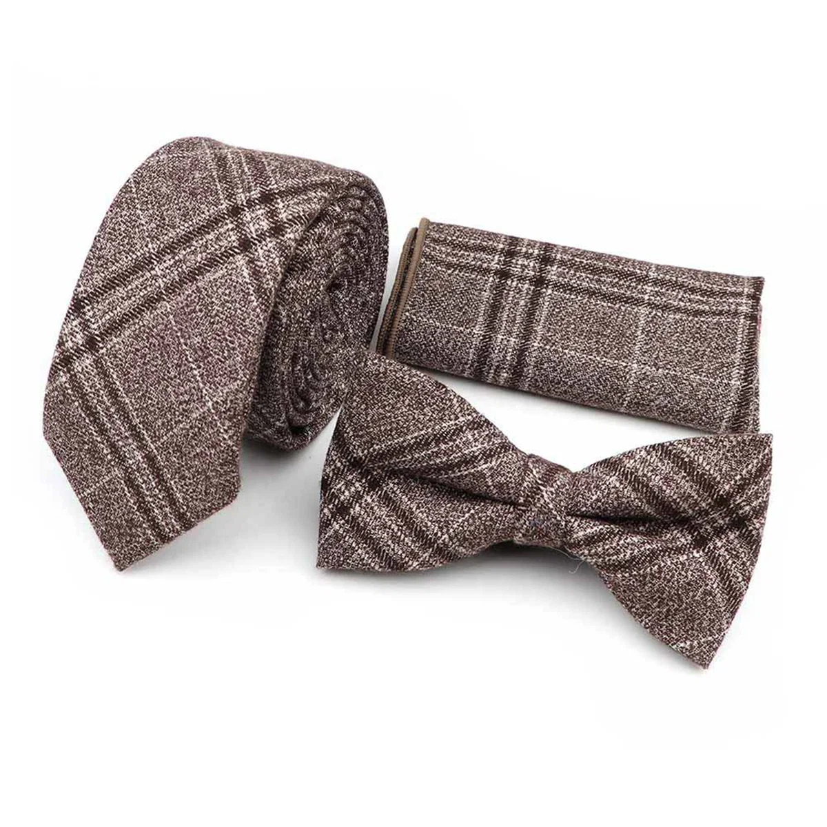 Effective Plaid Cotton Tie Set Quality
