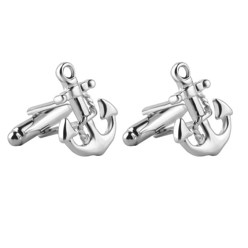 Minimalist Anchor Cufflinks Fashionable