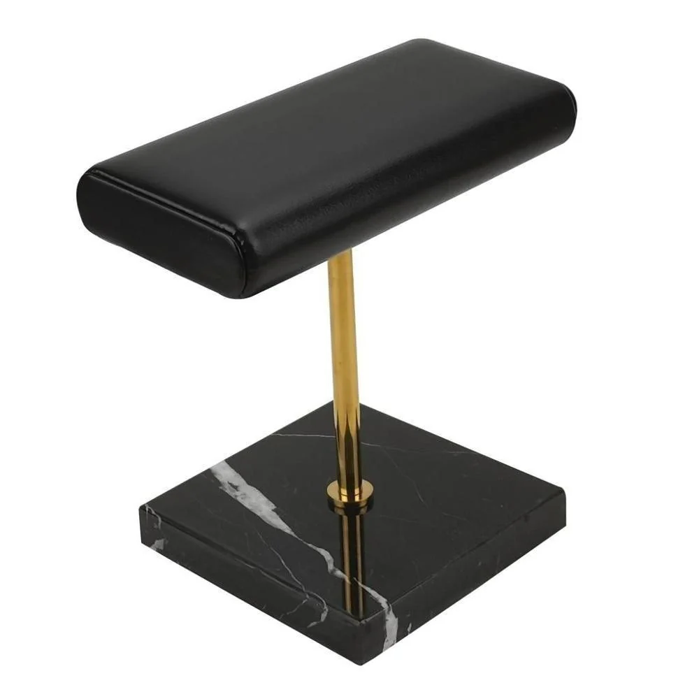 Functional Antoine Black Marble Double Watch Display Stand Holder Fashionable