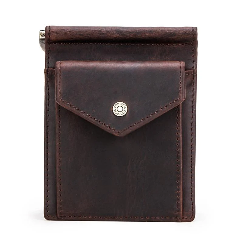 Innovative Federico Cow Leather Money Clip Wallet RFID Carefully Designed