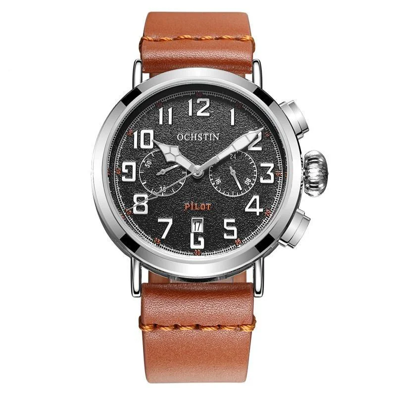 Easy-to-Use La Manche Pilot Watch Traditional