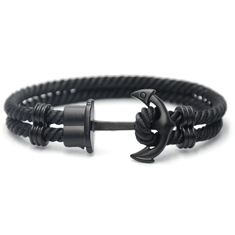 Expertly Made Oliver Anchor Rope Bracelet Reusable
