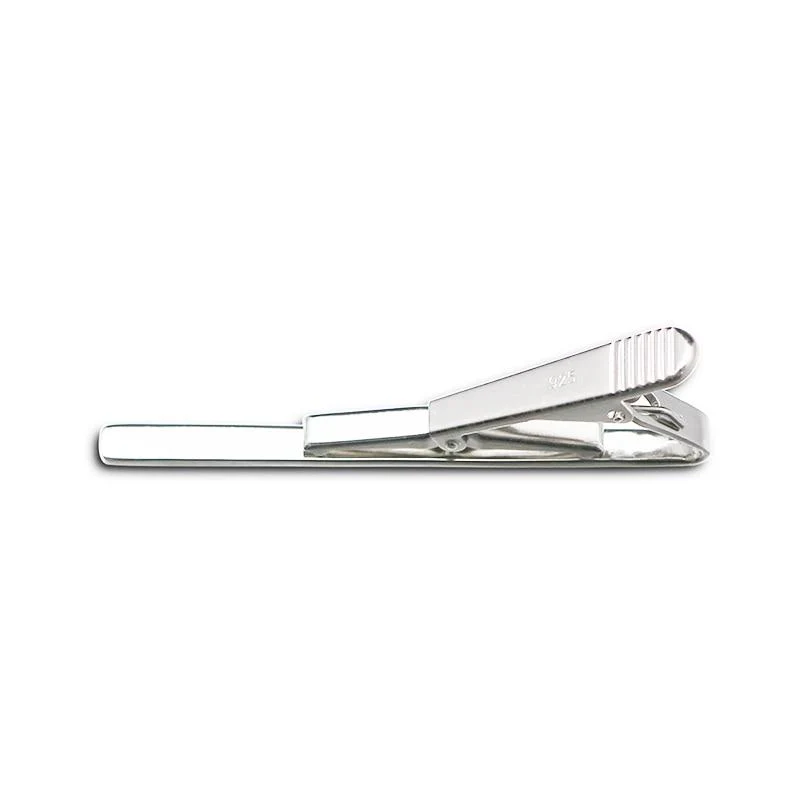 Modern Sterling Silver Tie Clip Advanced