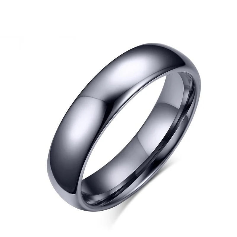Sustainable Alessandro Gunmetal Grey Tungsten Carbide Ring Unique