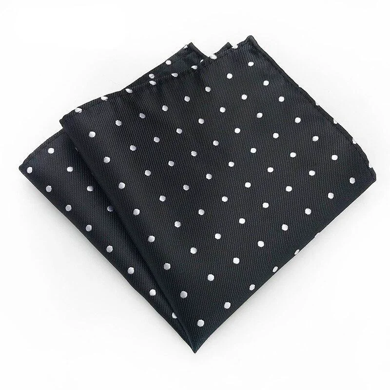 Official Pin Dot Silk Pocket Square Practical