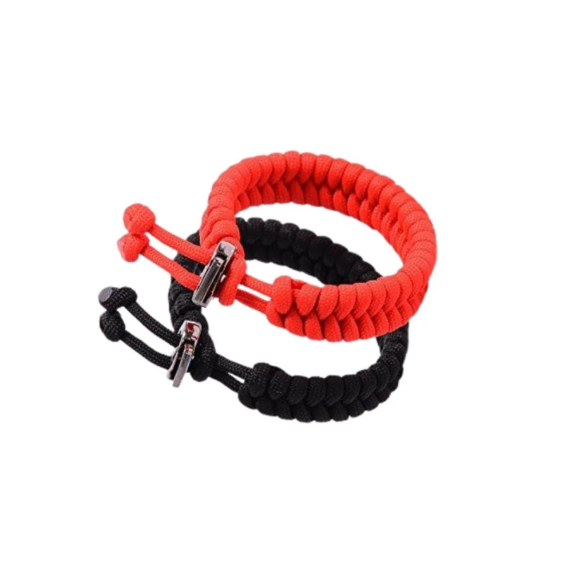 Lightweight Solid Paracord Bracelet 2 Pieces Set Versatile