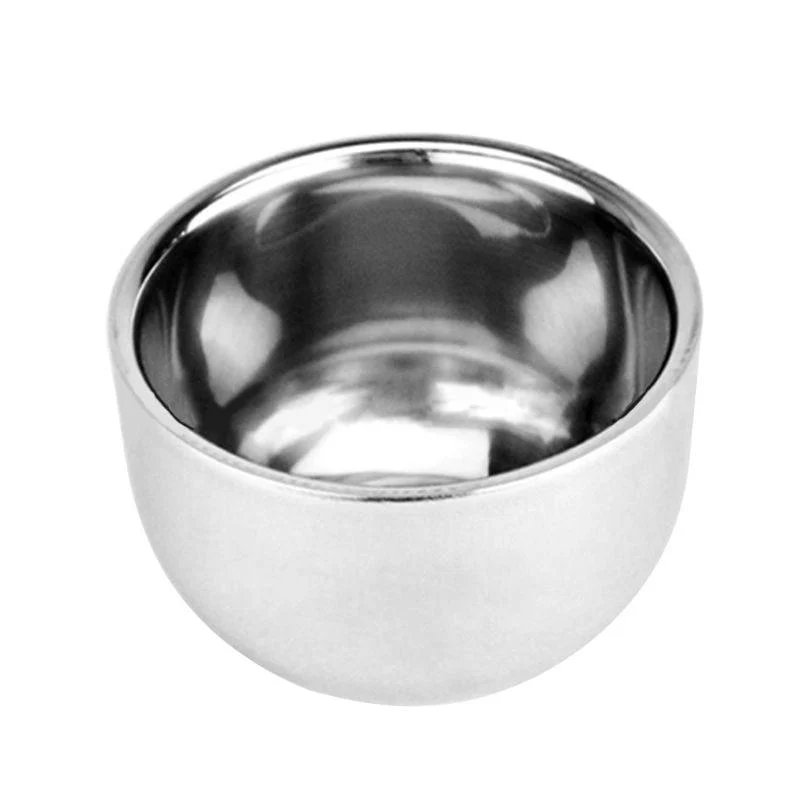 Dependable Double Layer Stainless Steel Shaving Brush Bowl Excellent
