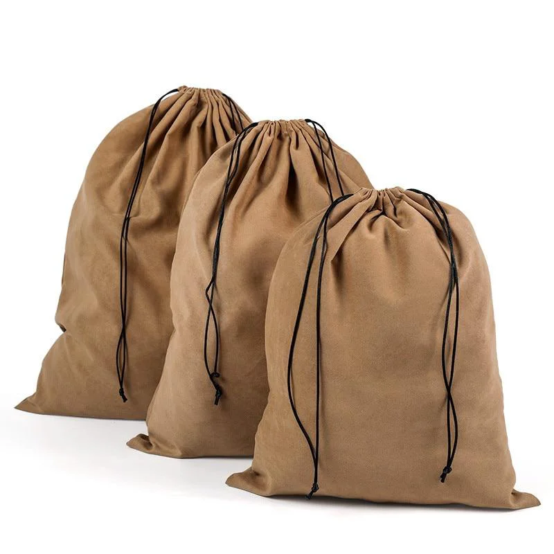 Long-Lasting Suede Travel Shoe Bag Traditional