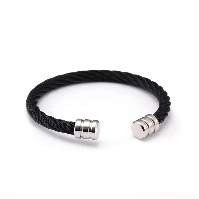 Smooth Livigno Silver-Tone Cuff Bracelet Premium Material