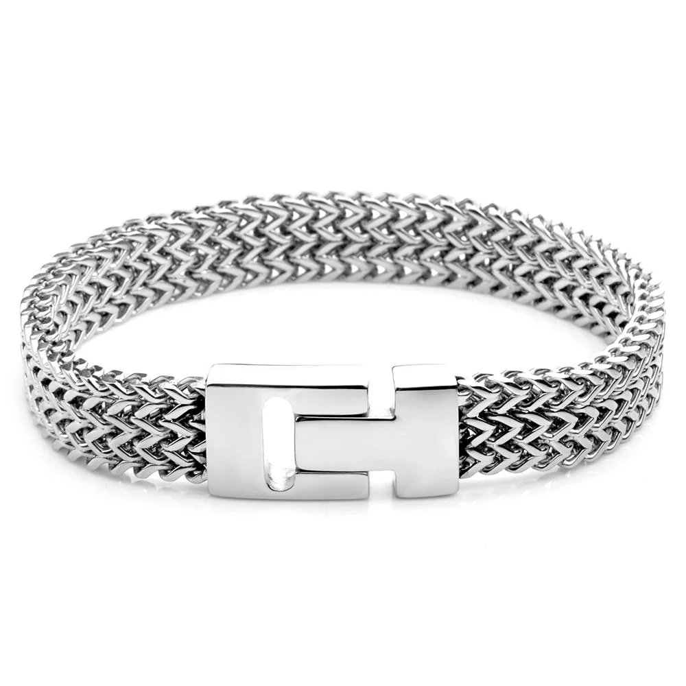 Casual Bengt Stainless Steel Chain Bracelet Comfortable