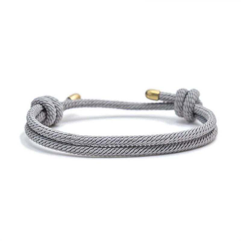 Relaxed Ulf Minimalist Double Rope Bracelet Modern