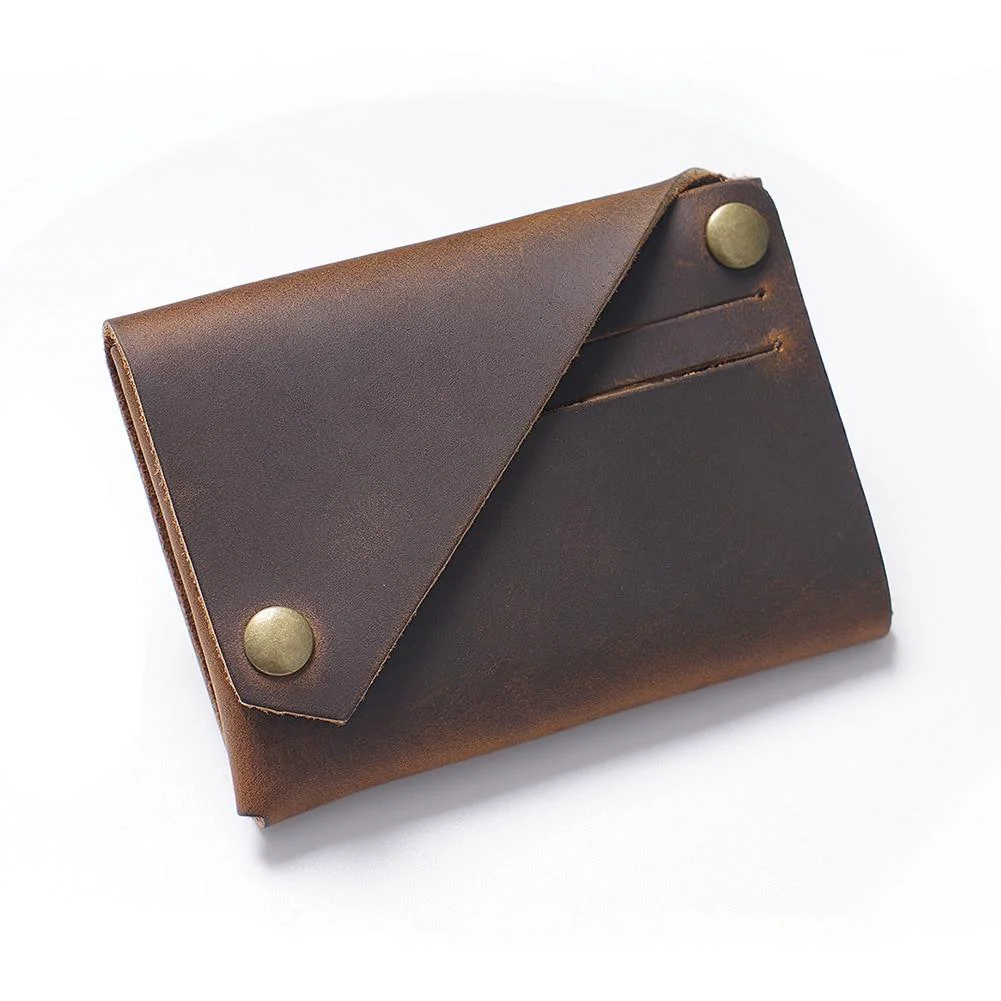 Effective Leandro Vintage Cow Leather Card Holder Verified