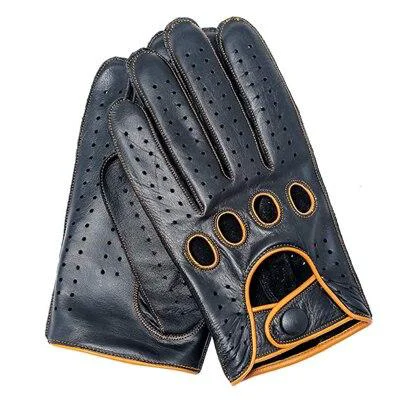 Classic Niki Goatskin Leather Driving Gloves Modern