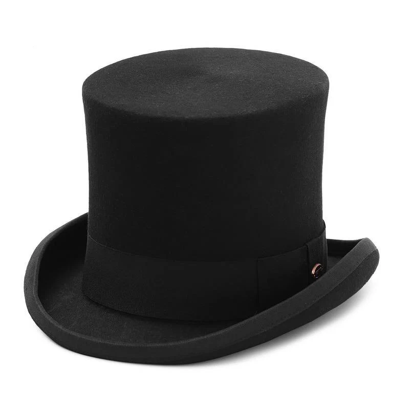 Flexible Winston Wool Felt Top Hat Specialty