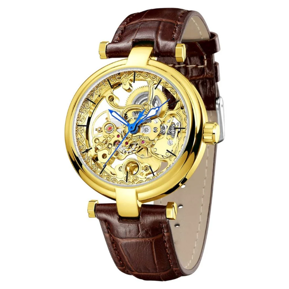 Contemporary Firenze Luxury Mechanical Skeleton Watch Responsible