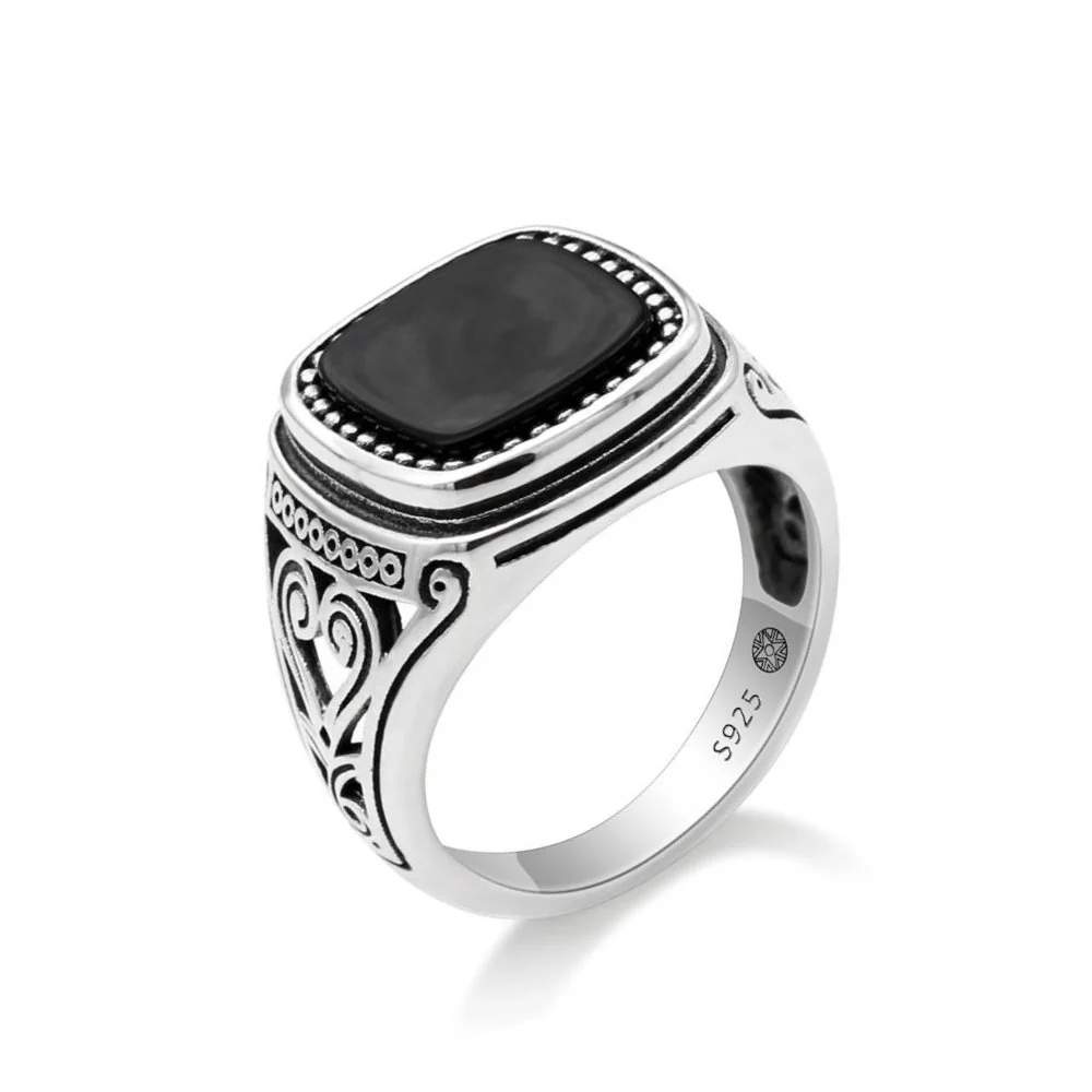 Excellent Magnus 925 Sterling Silver Signet Ring Artisan