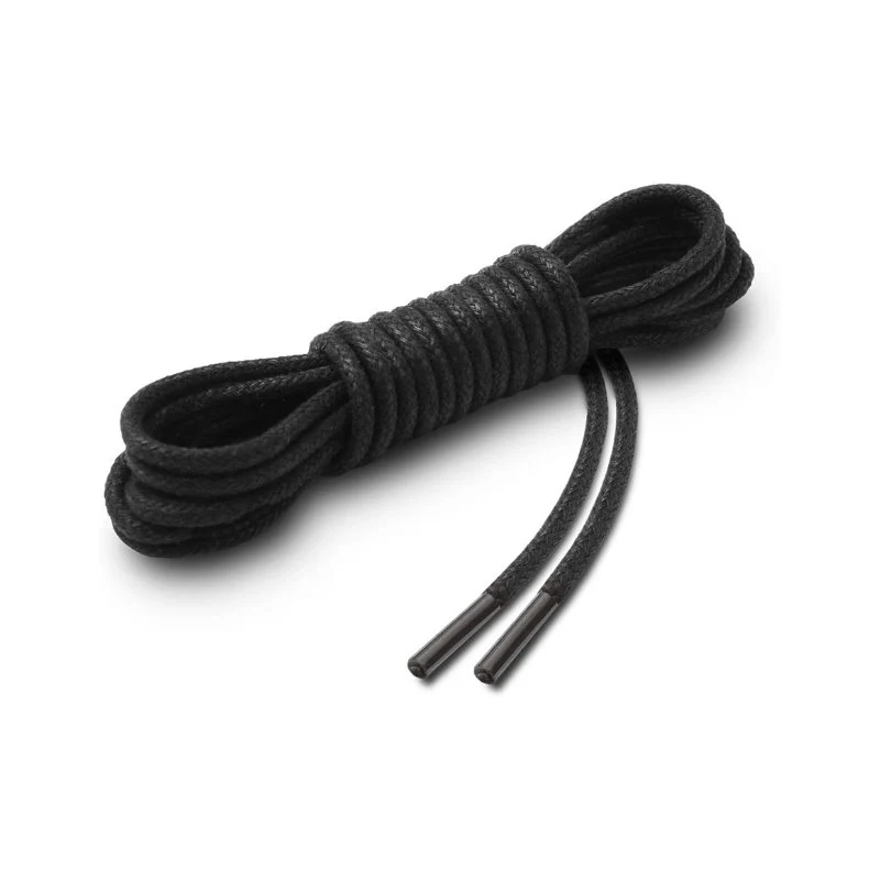 User-Friendly 1 Pair Waxed Round Cotton Shoelaces 55 to 70 Smooth
