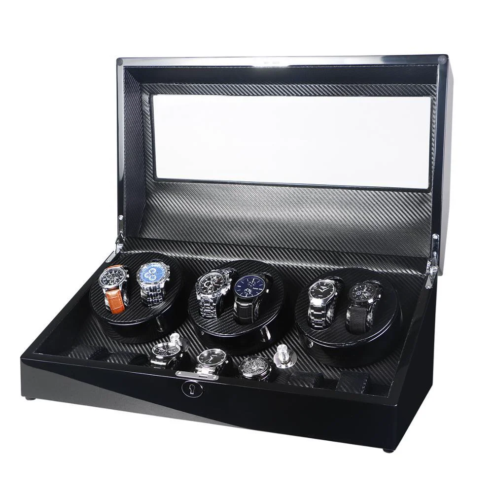 Certified Claudio Mechanical Watch Winding Display Storage Box 6 7 Refined