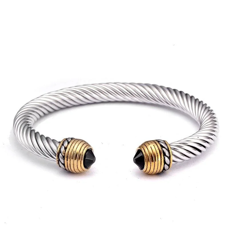 First-Class Hansel Braided Stainless Steel Bracelet Official