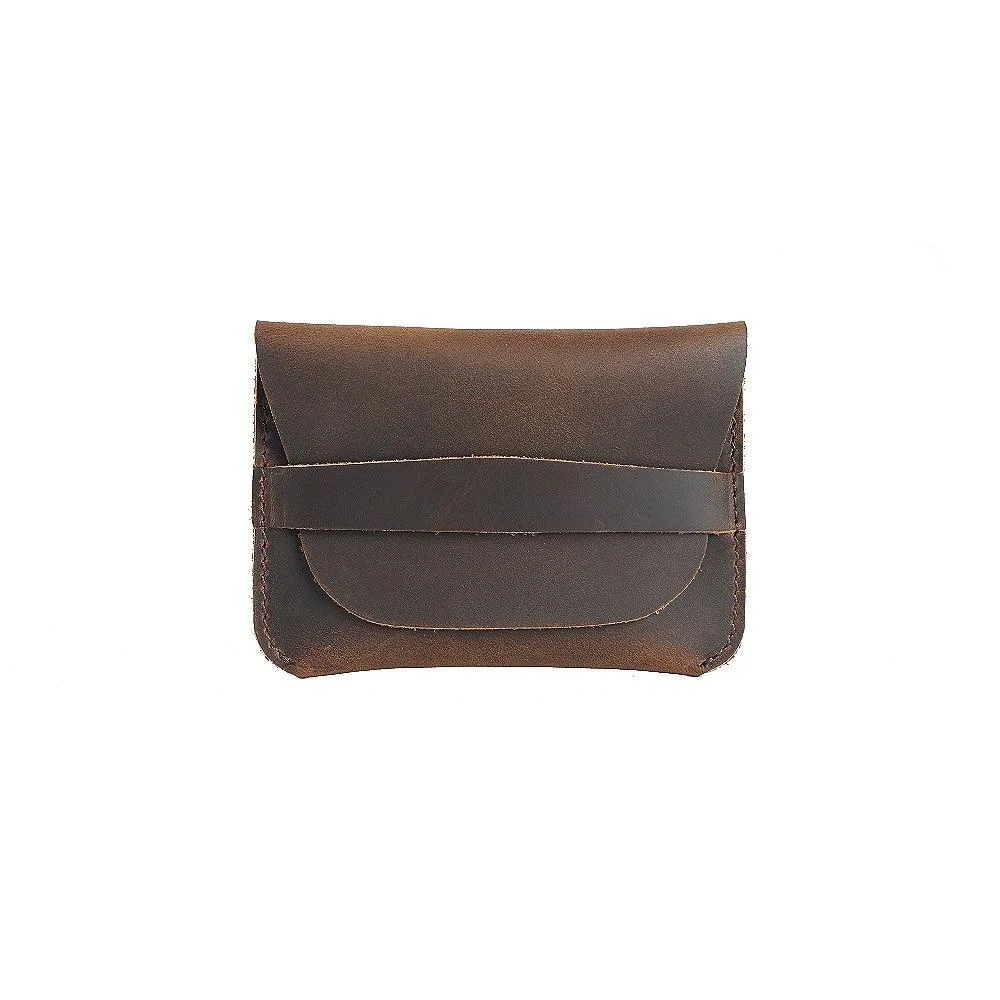 Professional Rodrigo Vintage Crazy Horse Leather Card Holder Next-Generation