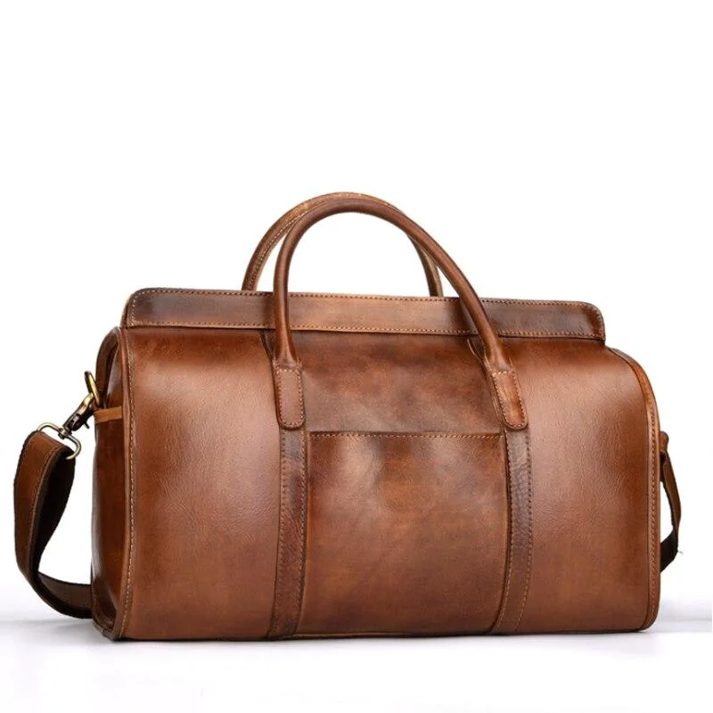 Functional Noah Cow Leather Duffel Bag Comfortable