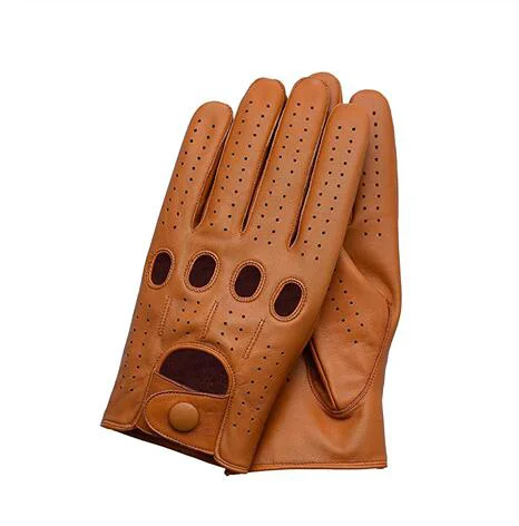 Organic Alain Goatskin Leather Driving Gloves Elite