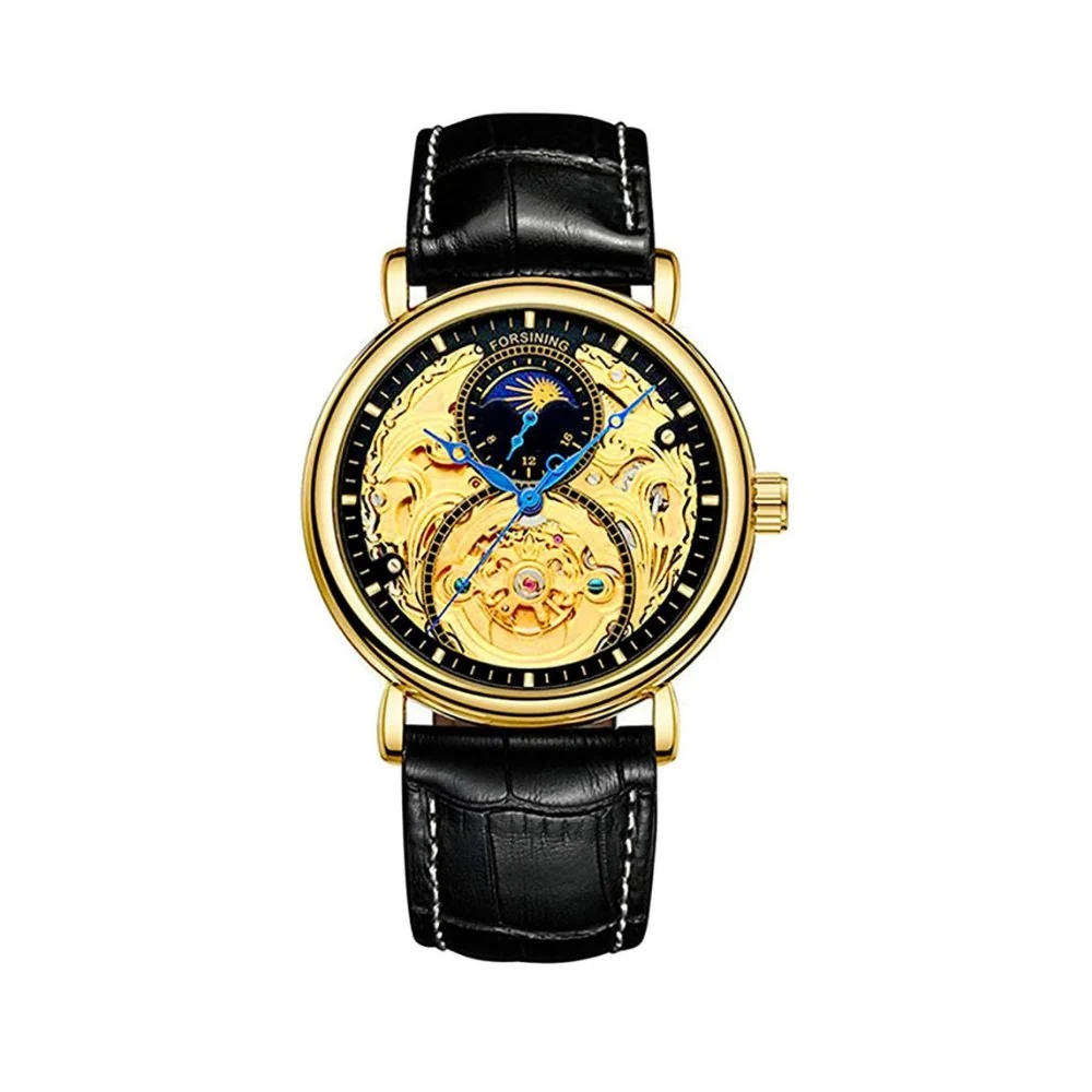 Powerful Francois Calendario Reloj mecánico esqueleto Environmentally Friendly