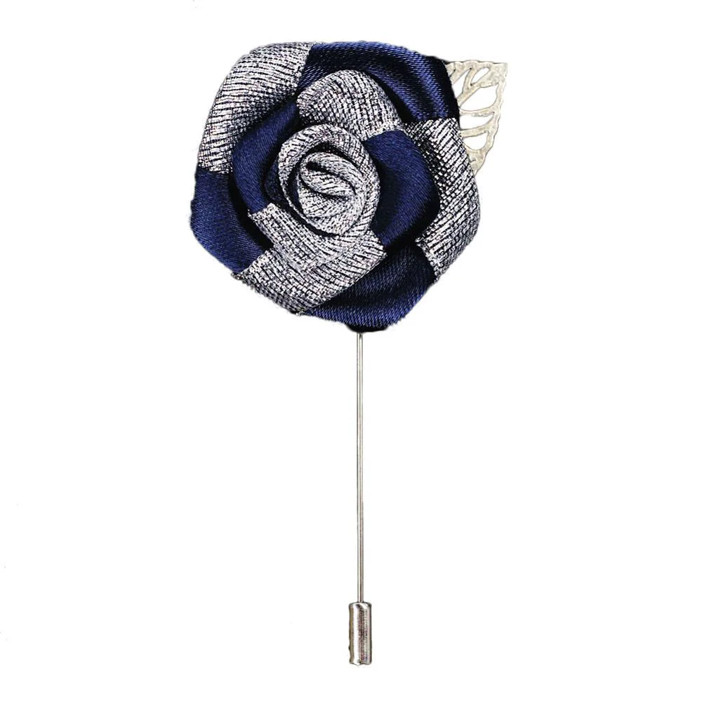 Dependable Alfiler de solapa Rosa de plata Versatile